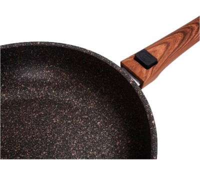 Сковорода KUKMARA сго282а а/пр литая 28см съемн/руч Granit ultra original