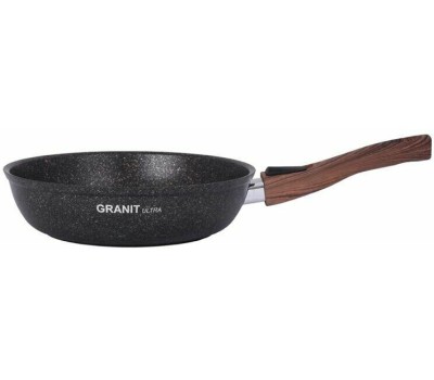 Сковорода KUKMARA сго282а а/пр литая 28см съемн/руч Granit ultra original