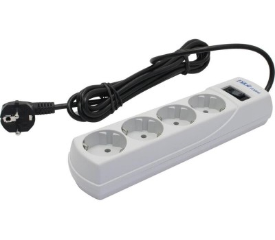 PILOT mini 3м (4 розетки) белый (коробка)