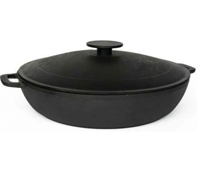 Жаровня ГАРДАРИКА чугунная 36см с крышкой ТМ