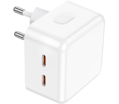 СЗУ BOROFONE (6941991101113) BA76A 2Type-C 3.0A PD 35W , White