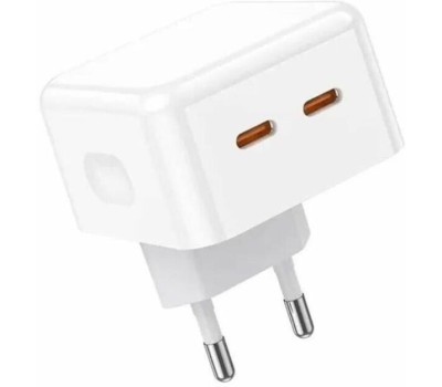 СЗУ BOROFONE (6941991101113) BA76A 2Type-C 3.0A PD 35W , White