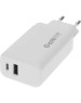 BORASCO Сетевое зарядное устройство USB-A, USB-C, 65Вт, 3.25A, белый [52584]