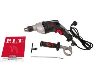 Дрель ударная P.I.T. Дрель ударная электрич. PSB13-C8 (950Вт, ключ. патрон 13мм, 0-3000 об/мин, 0-48000 уд/мин)