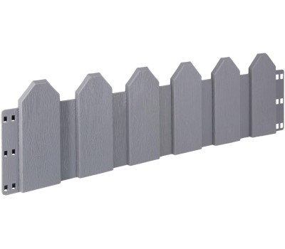 Заборчик для сада LUCKY WAY LWZGR002 декоративный 5 шт. по 60 см, серый