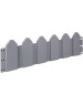 Заборчик для сада LUCKY WAY LWZGR002 декоративный 5 шт. по 60 см, серый