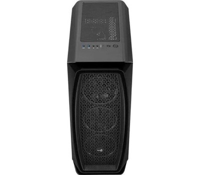 Корпус для ПК AEROCOOL Корпус ATX Aero One Eclipse-G-BK-v1, Midi-Tower, без БП, черный [accm-pb17143.11]