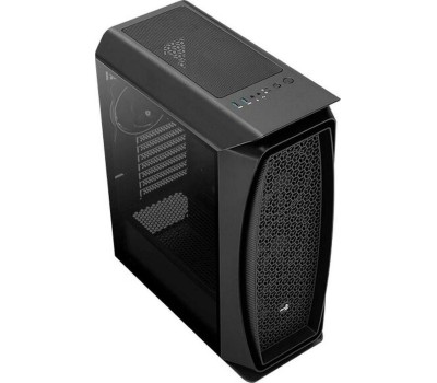 Корпус для ПК AEROCOOL Корпус ATX Aero One Eclipse-G-BK-v1, Midi-Tower, без БП, черный [accm-pb17143.11]