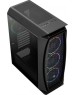 Корпус для ПК AEROCOOL Корпус ATX Aero One Eclipse-G-BK-v1, Midi-Tower, без БП, черный [accm-pb17143.11]