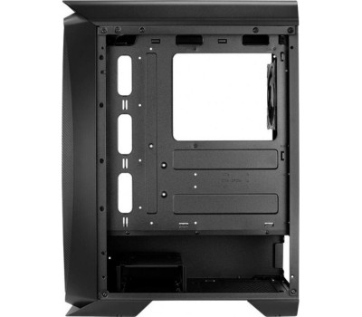 Корпус для ПК AEROCOOL Корпус ATX Aero One Eclipse-G-BK-v1, Midi-Tower, без БП, черный [accm-pb17143.11]