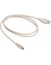 Кабель BURO Кабель USB USB A(m) (прямой) - mini USB B (m) (прямой), круглое, 1м, серый [usb2.0-m5p-1]