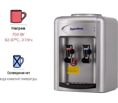 AQUA WORK Кулер 0.7-TKR, настольный, 