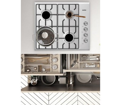 Варочная панель газовая SIMFER H60Q41W571