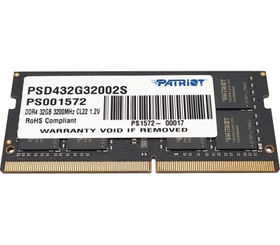 Patriot DDR4 SODIMM 32GB PC25600 PSD432G32002S
