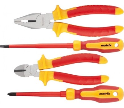 Набор инструментов MATRIX Набор диэлектрического инструмента, 4 предмета 16907