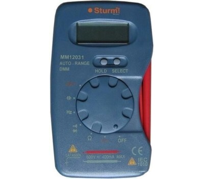 STURM! Мультиметр цифровой STURM MM12031, автоматический