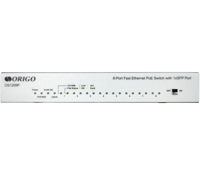 Коммутатор ORIGO Коммутатор OS1209P/80W, неуправляемый [os1209p/80w/a1a]