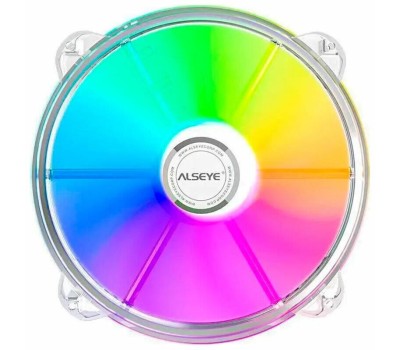 ALSEYE Вентилятор CF200 200мм, 3-pin, 800об/мин, 29.5 дБ, черный, Ret