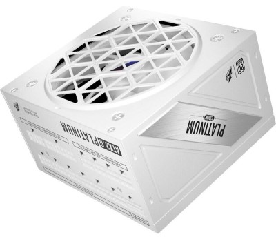 Блоки питания 1STPLAYER NGDP Platinum 1300W White / ATX3.0, APFC, 80 PLUS Platinum, SR + LLC + DC-DC, 120mm fan, full modular / HA-1300BA3-WH