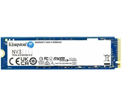Накопитель SSD KINGSTON SSD накопитель NV3 SNV3S/4000G 4ТБ, M.2 2280, PCIe 4.0 x4, NVMe, M.2
