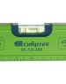 Уровень СИБРТЕХ Уровень алюминиевый УС-1, 0-600, фрезерованный, 3 глазка, рукоятки, 600 мм 34101