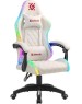 DEFENDER Игровое кресло Energy Белый,RGB,класс 4,PU (64557)