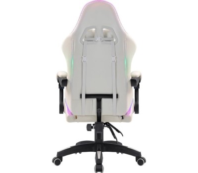 DEFENDER Игровое кресло Energy Белый,RGB,класс 4,PU (64557)