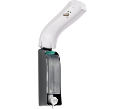 GFmark - Дозатор жидкого МЫЛА, пластик АБС, БЕЛЫЙ, КОМБИНИРОВАННЫЙ, с глазком - капля, 300 мл 613