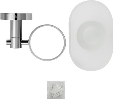 GFmark - Мыльница стеклянная с креплением к стене, с БЕЛОЙ МОЗАИКОЙ 3207