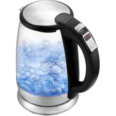 Чайник KITFORT КТ-628 серебристый (стекло)