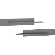 Полка НК-МЕБЕЛЬ POINT комплект полок Серый Графит 71775211