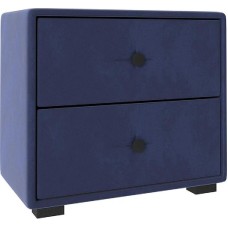 Тумба прикроватная НК-МЕБЕЛЬ TANGO тумба прикроватная Велюр Индиго 72306847 (1 кор.)