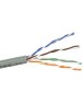 LANMASTER Кабель информационный TWT-5EUTP/100-GY кат.5E UTP 4 пары 24AWG PVC внутренний 100м серый