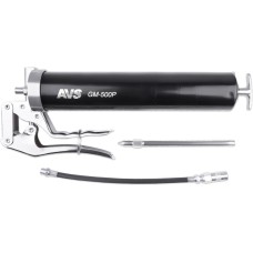 Специнструмент AVS TOOLS GM-500P Шприц рычажно-плунжерный 500 мл для одной руки (гибкий шланг, трубка) под тубу