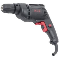 Дрель электрическая P.I.T. Дрель электрич. PBM10-C (550Вт, БЗП 10мм, 0-3300 об/мин, фиксатор оборотов, скоба для ремня)