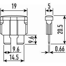 Набор предохранителей REXANT Набор автомобильных предохранителей Стандарт, в пластиковой коробке (100 шт)