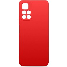 BORASCO Чехол (клип-кейс) Microfiber Case, для Xiaomi Poco M4 Pro 5G, красный [70107]