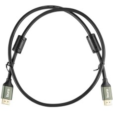 BURO Кабель аудио-видео HDMI (m)/HDMI (m) 1м. феррит.кольца позолоч.конт. черный (BHP-HDMI-2.1-1G)
