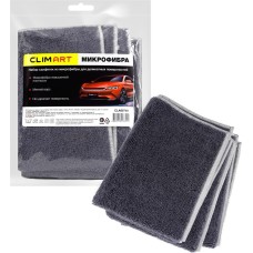 Набор салфеток CLIM ART Набор салфеток из микрофибры CA для деликатных поверхностей 30*40 (3 шт)