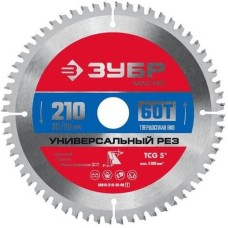 ЗУБР Пильный диск 36916-210-30-60_z01, по алюминию, 210мм, 1.6мм, 30мм