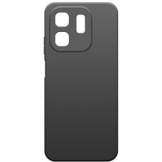 BORASCO Чехол (клип-кейс) Silicone Case, для Infinix Hot 50i, черный [73768]