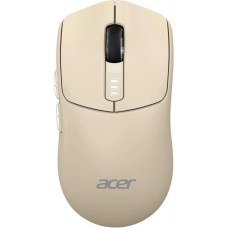 ACER Мышь беспроводная OMR312, Bluetooth/Радио, оптическая, USB, 3200dpi, бежевый [zl.mcecc.037]