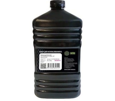 CACTUS Тонер CS-TSGHPM-500, для Samsung Universal CLP-K300A/CLT-K404; HP W2070/1/2/3, пурпурный, 500грамм, флакон