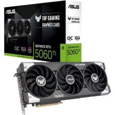 Видеокарта ASUS Видеокарта RTX5060Ti TUF GAMING OC 16GB GDDR7 128bit 3xDP HDMI 3FAN RTL [TUF-RTX5060TI-O16G-GAMING]