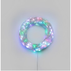 NEON-NIGHT Умная гирлянда Роса с крупными каплями 20м 200 LED RGB IP20 прозрачный провод USB