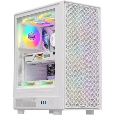 Корпус для ПК FORMULA Корпус ATX Mana Dynamic AR, Midi-Tower, без БП, черный [mana dynamic black ar]