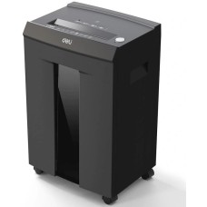 DELI Шредер Laro-H ET098 серый (секр.P-7) фрагменты 8лист. 30лтр. скрепки скобы пл.карты CD