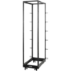 LANMASTER Стойка двухрамная TWT-RACK2-42U-LT-ADJ 42U 600ммX1020мм 360кг черный
