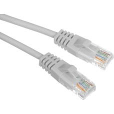 SUPRLAN Патч-корд 10-0142 UTP RJ-45 вил.-вилка RJ-45 кат.5E 1м серый LSZH 26AWG