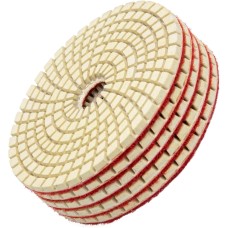 MATRIX Алмазный гибкий шлифовальный круг, 100 мм, P100, мокрое шлифование, 5 шт. 73508